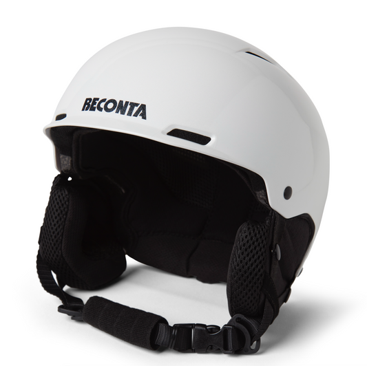 White Sparkle Ski Helmet