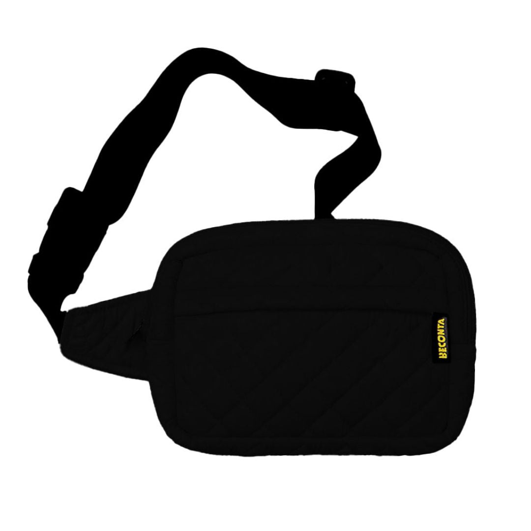 Puffer Black Fanny Pack