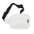 Puffer White Fanny Pack