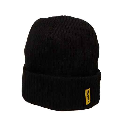 Beconta Wide Corduroy Beanie Black