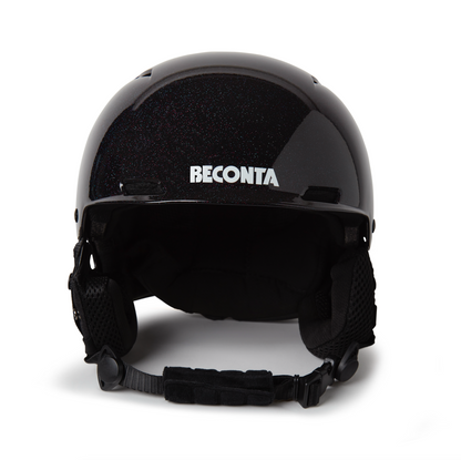 Black Sparkle Ski Helmet